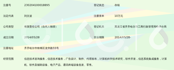齐齐哈尔市麦网信息技术咨询服务